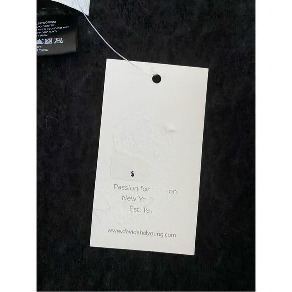 Nwt David And Young Sweater Wrap Built In Scarf Shawl Winter Poncho - Picture 11 of 13